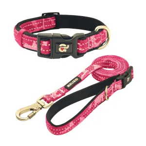 AZUZA - Reflective Dog Collar and Leash Set