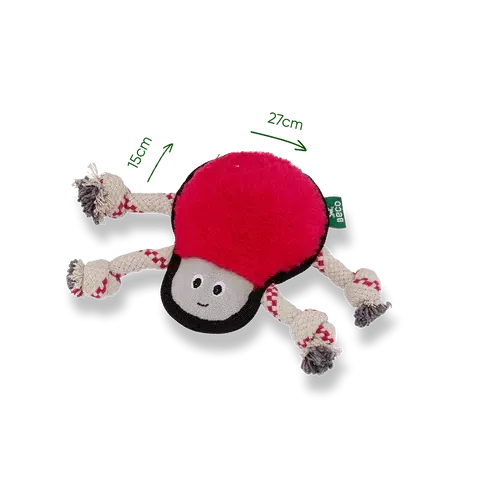 Beco - Recycled Rough & Tough - Steve the Spider Dog Toy