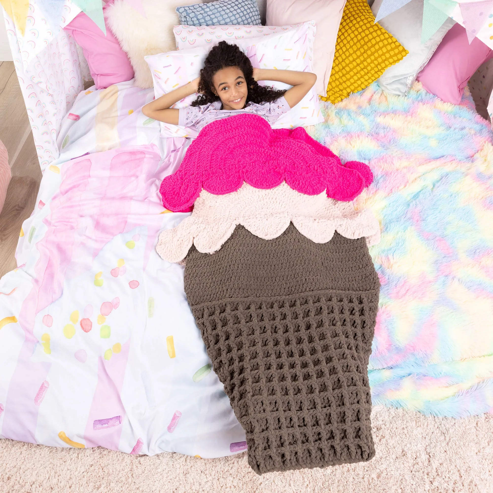 Bernat Double Scoop Crochet Snuggle Sack