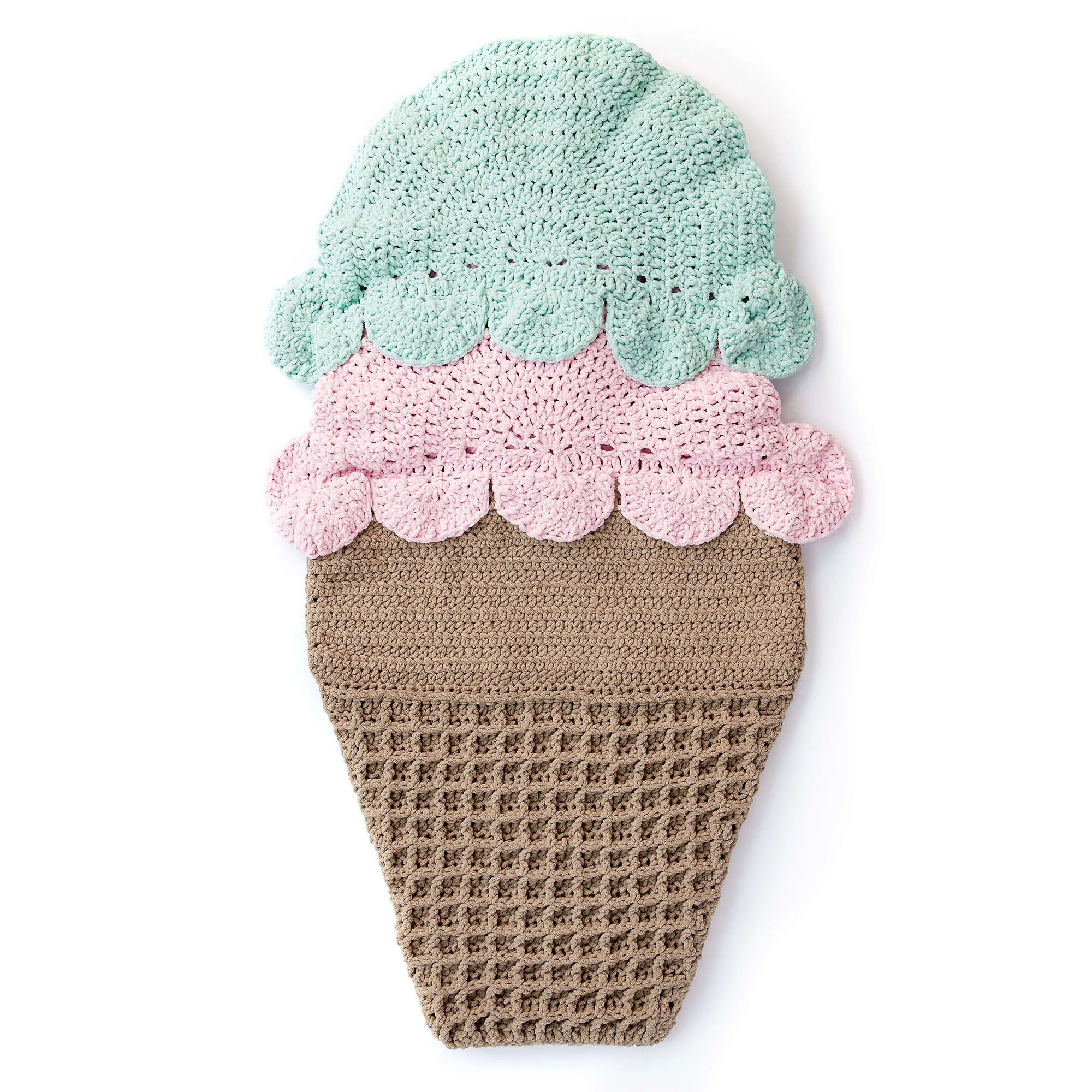 Bernat Double Scoop Crochet Snuggle Sack