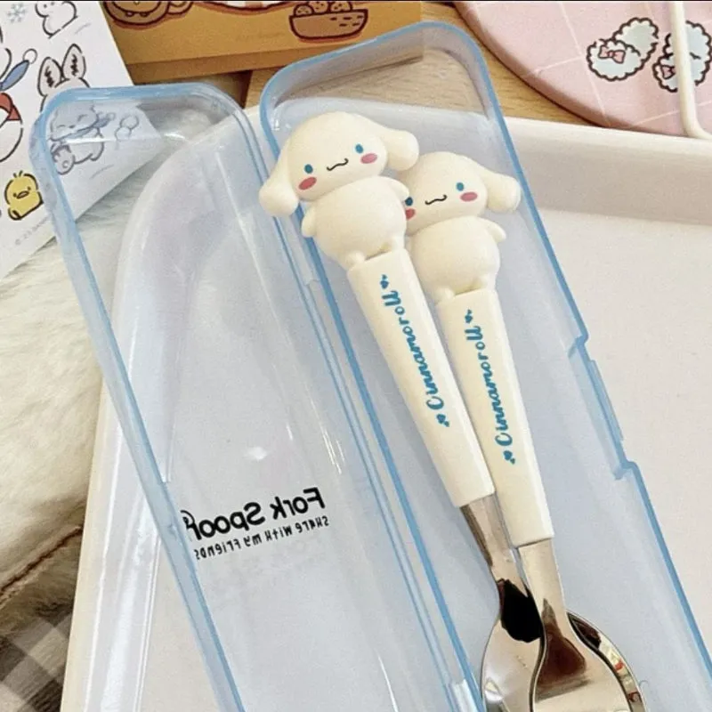 Cartoon Characters Spoon and Fork Set SK346