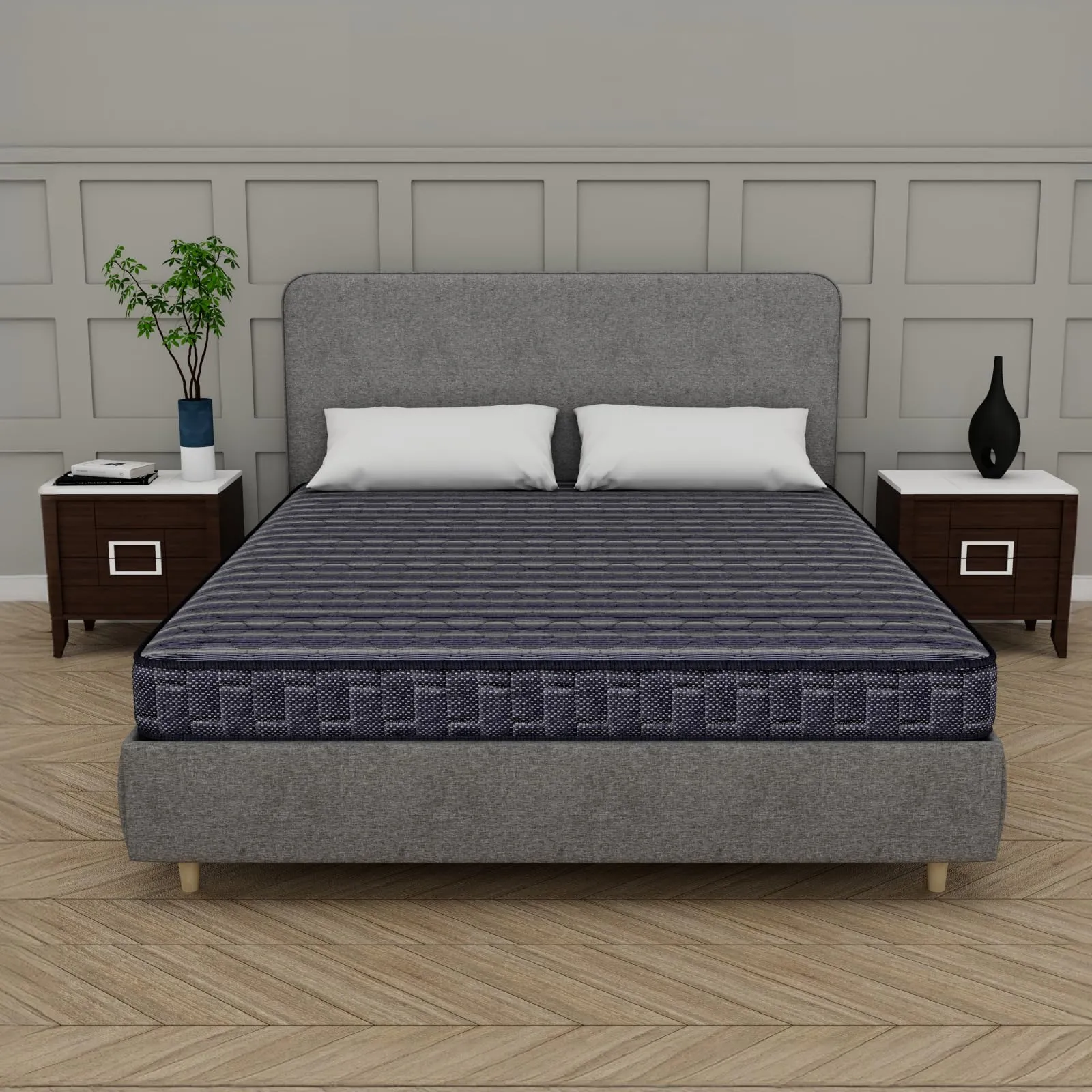 Centuary Mattresses Dr. Sleep  Orthopaedic Extra Firm Foam Mattress,5-Inch King Size Bed Mattress,Spine Support,Rubberised Coir Mattress (72x72x5)