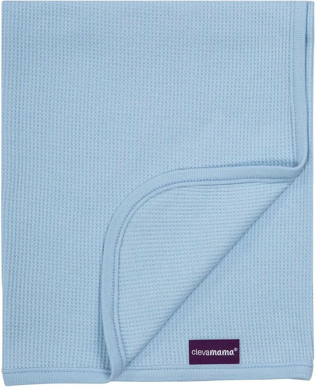 Clevamama Baby Waffle Weave Cotton Blanket 120x140 cm
