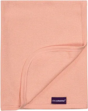 Clevamama Baby Waffle Weave Cotton Blanket 120x140 cm