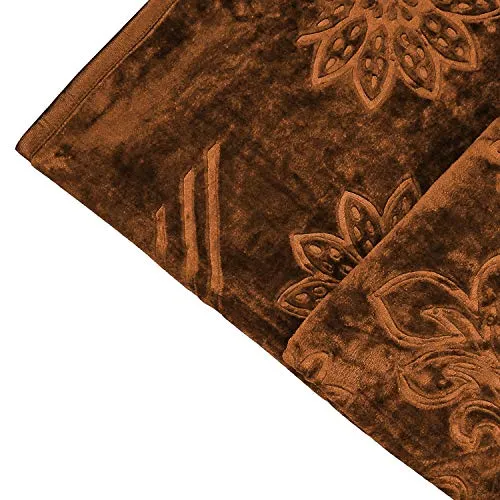 Cloth Fusion Celerrio Mink Single Bed Blanket for Winter- Chocolate Brown