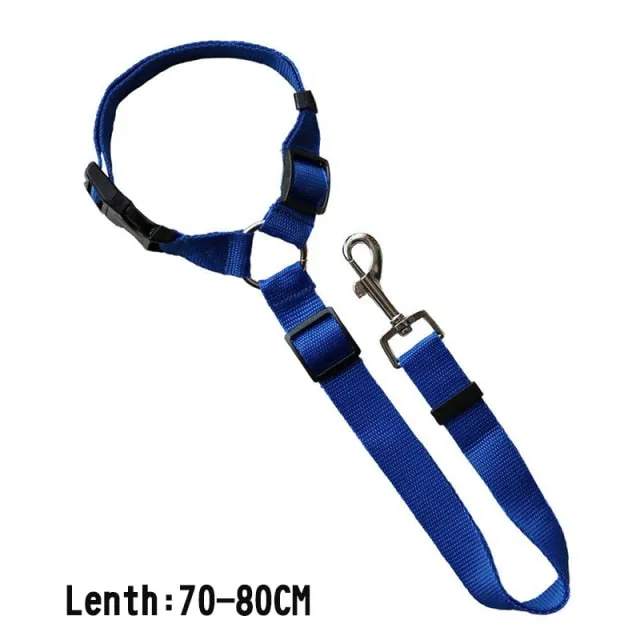 Dog Car Seat Belt Elastic Safety Rope
