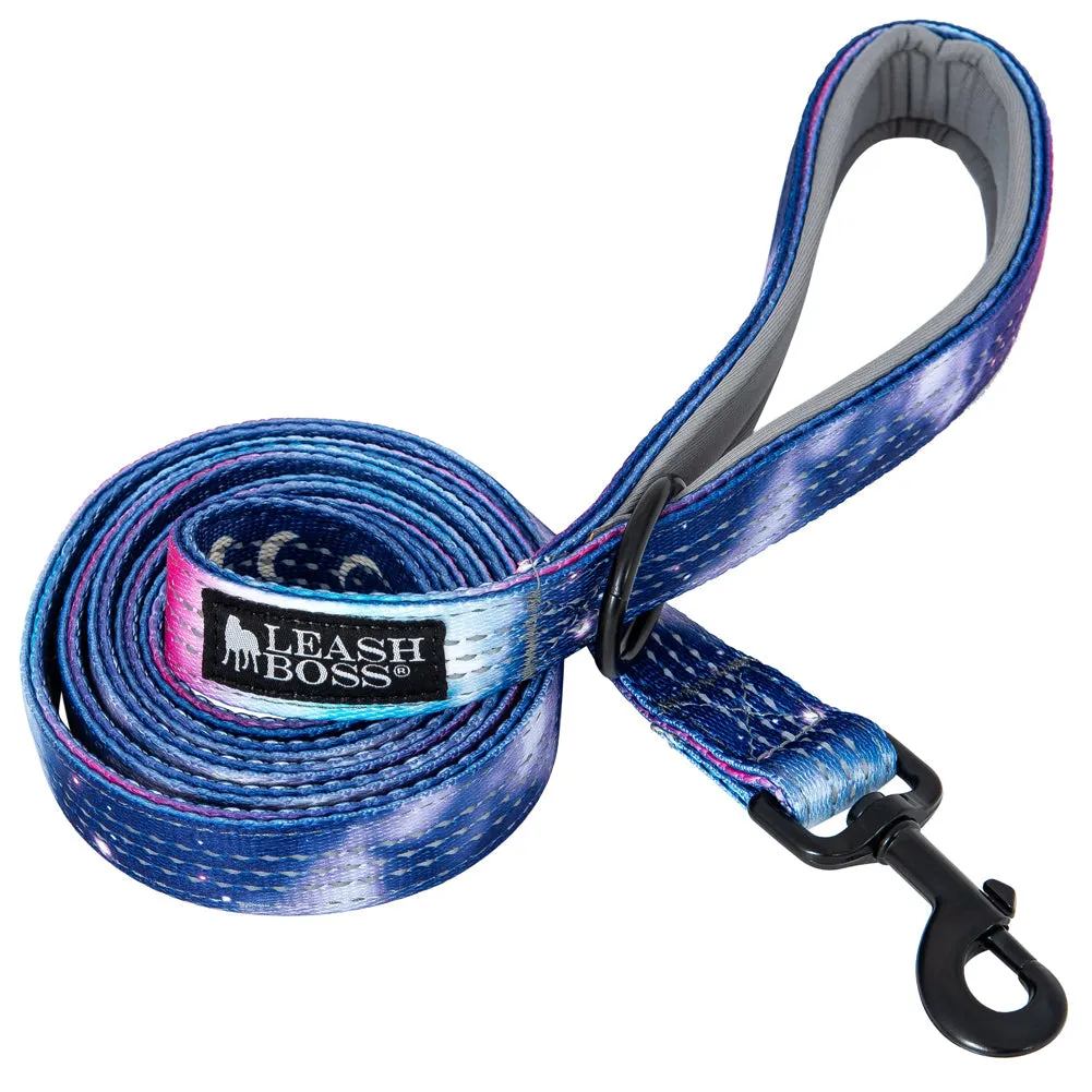 Double-Thick 6 Foot Reflective Leash with Padded Handle - Pattern Collection