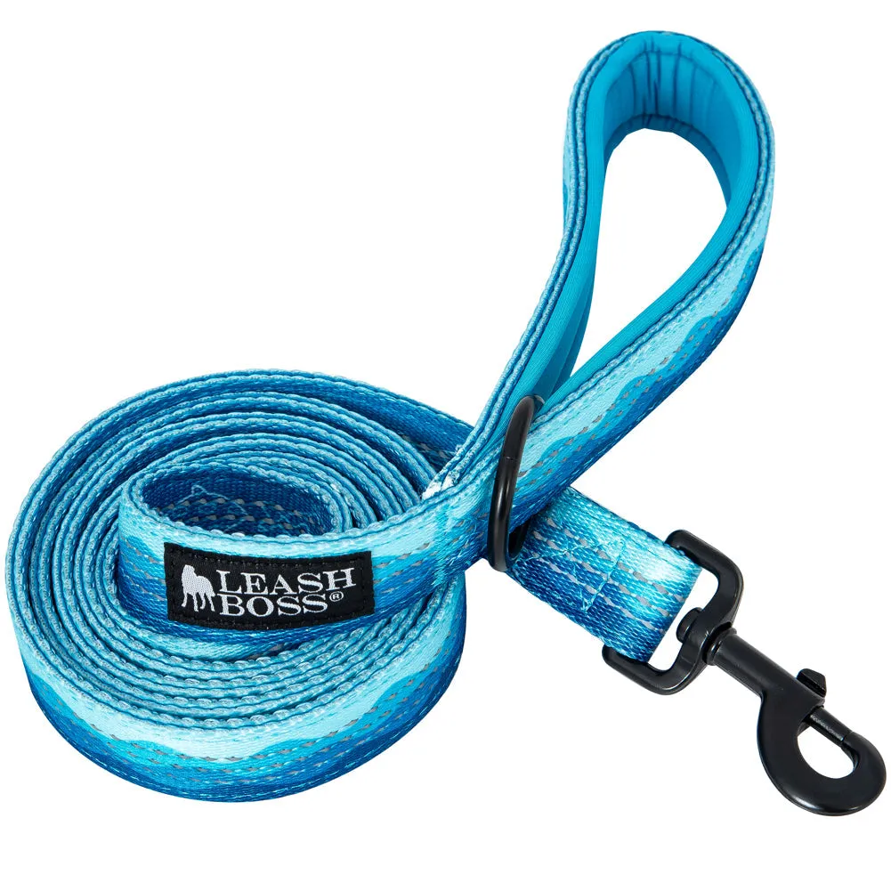Double-Thick 6 Foot Reflective Leash with Padded Handle - Pattern Collection