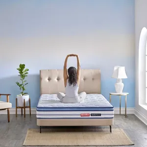 duroflex Balance Plus -Doctor Recommended | 5 Zone Dual Density Orthopedic Support Layer |, Euro Top Memory Foam Mattress 8 Inch King Size(78 x 72 x 6   2, Inch)