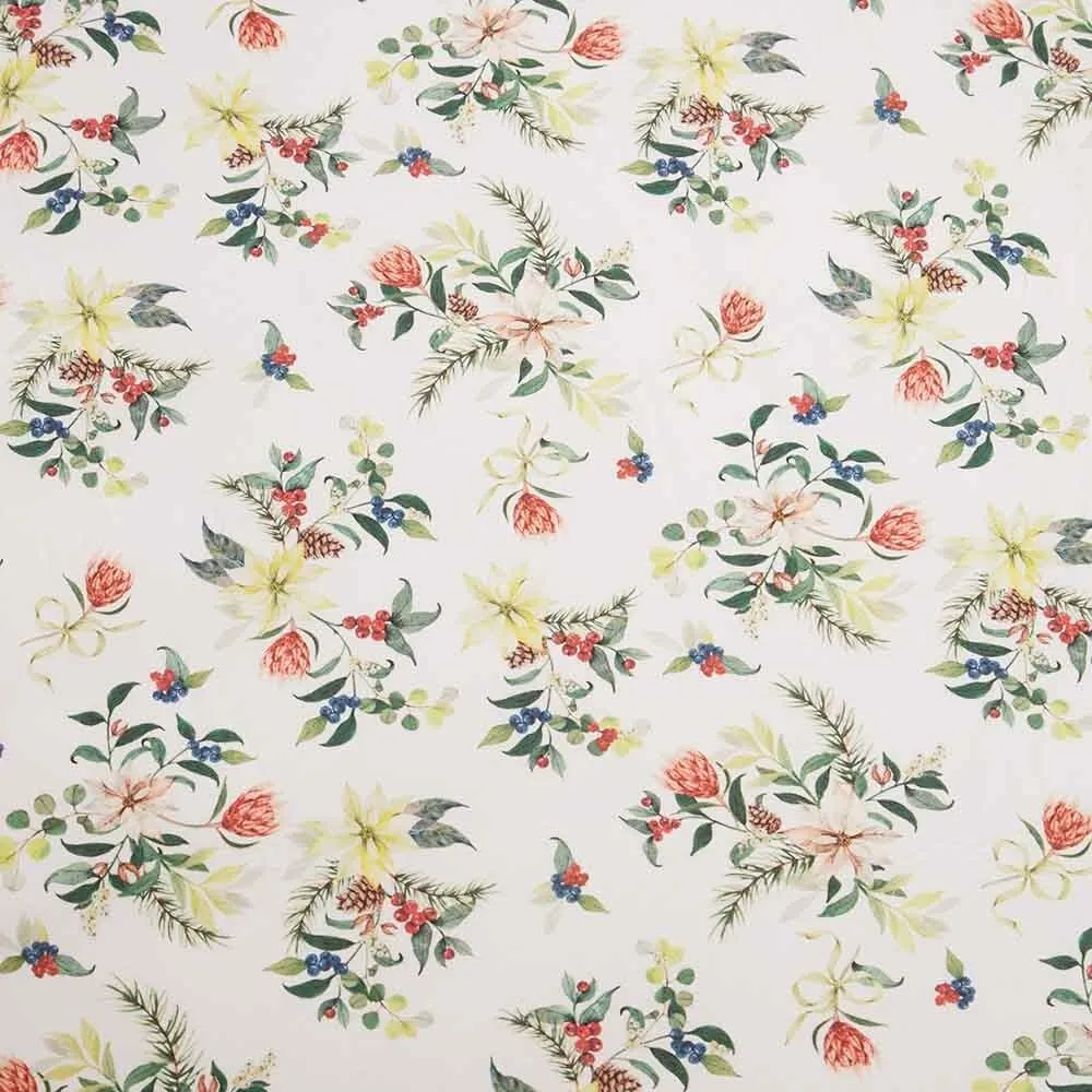 Festive Berry Organic Bassinet Sheet
