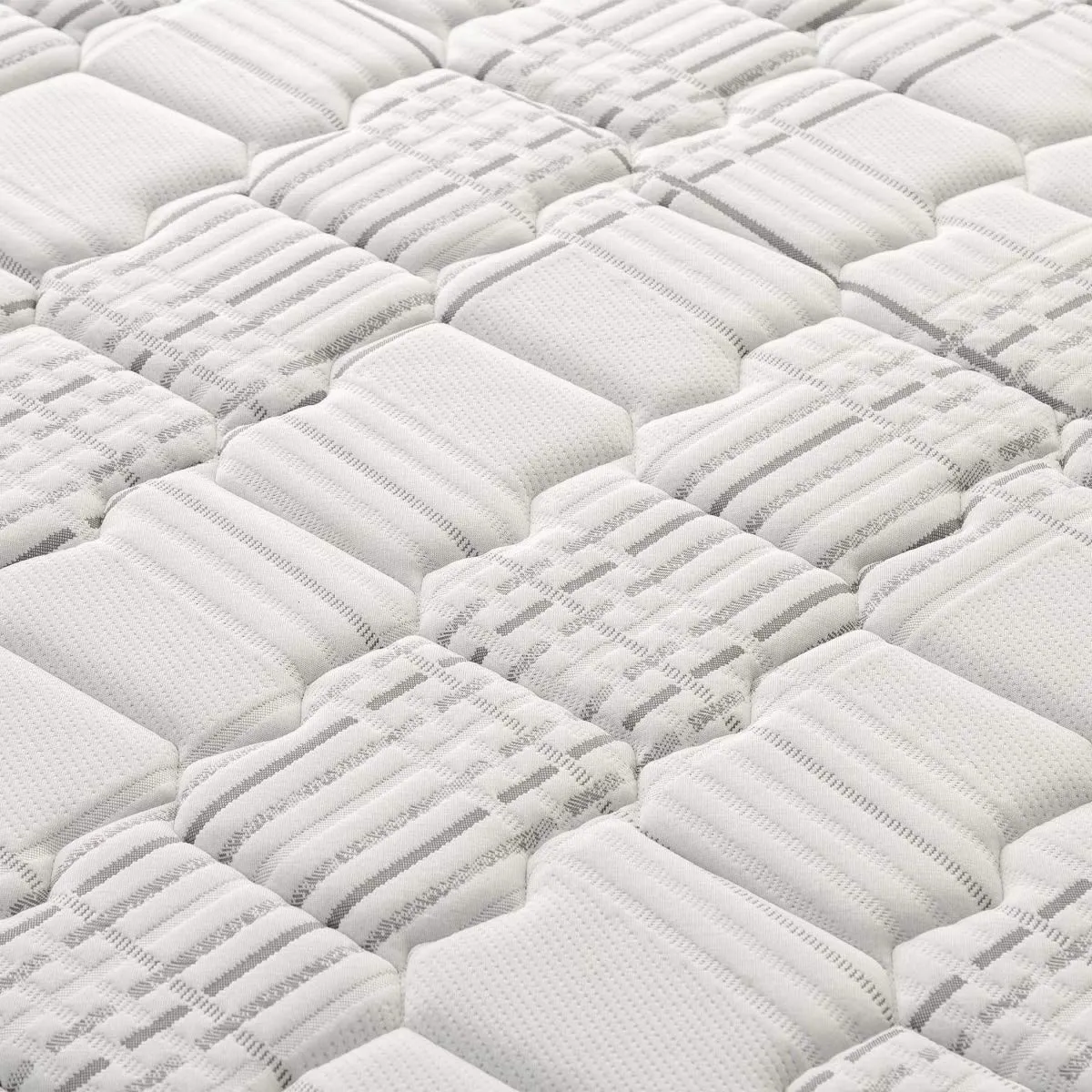 Home Centre Restomax Elite 6" 1" Pocket Spring Memory Foam Mattress with Pillow Top 150 X195 cm, Grey, Queen (MATTRESS-42)