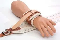 Humane Restraint 201 Leather Bed Restraints