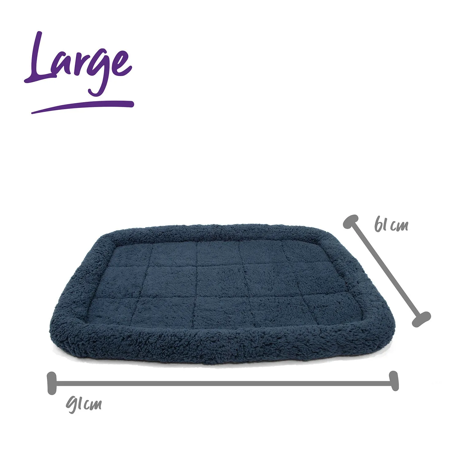 Kazoo Soft Crate Cushion Dog Bed