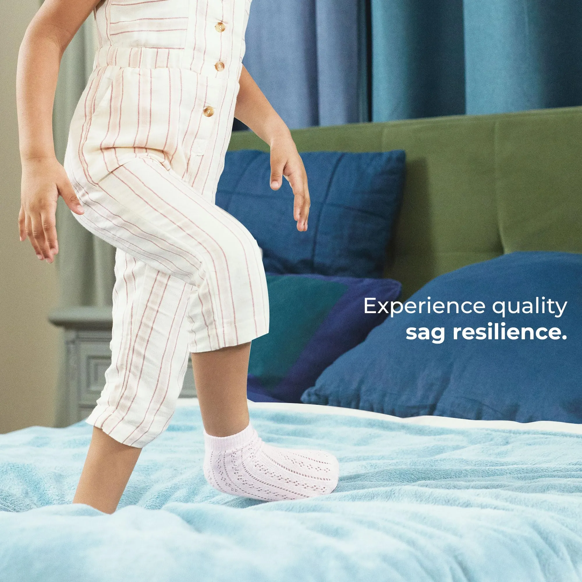 Kurl-On Mattress | Teensy | Orthopedic 5-Inch Single Size Bed Mattress (72x30x5 Inches, Medium Firm Support), Bonded Foam, Orthopedic Mattress.