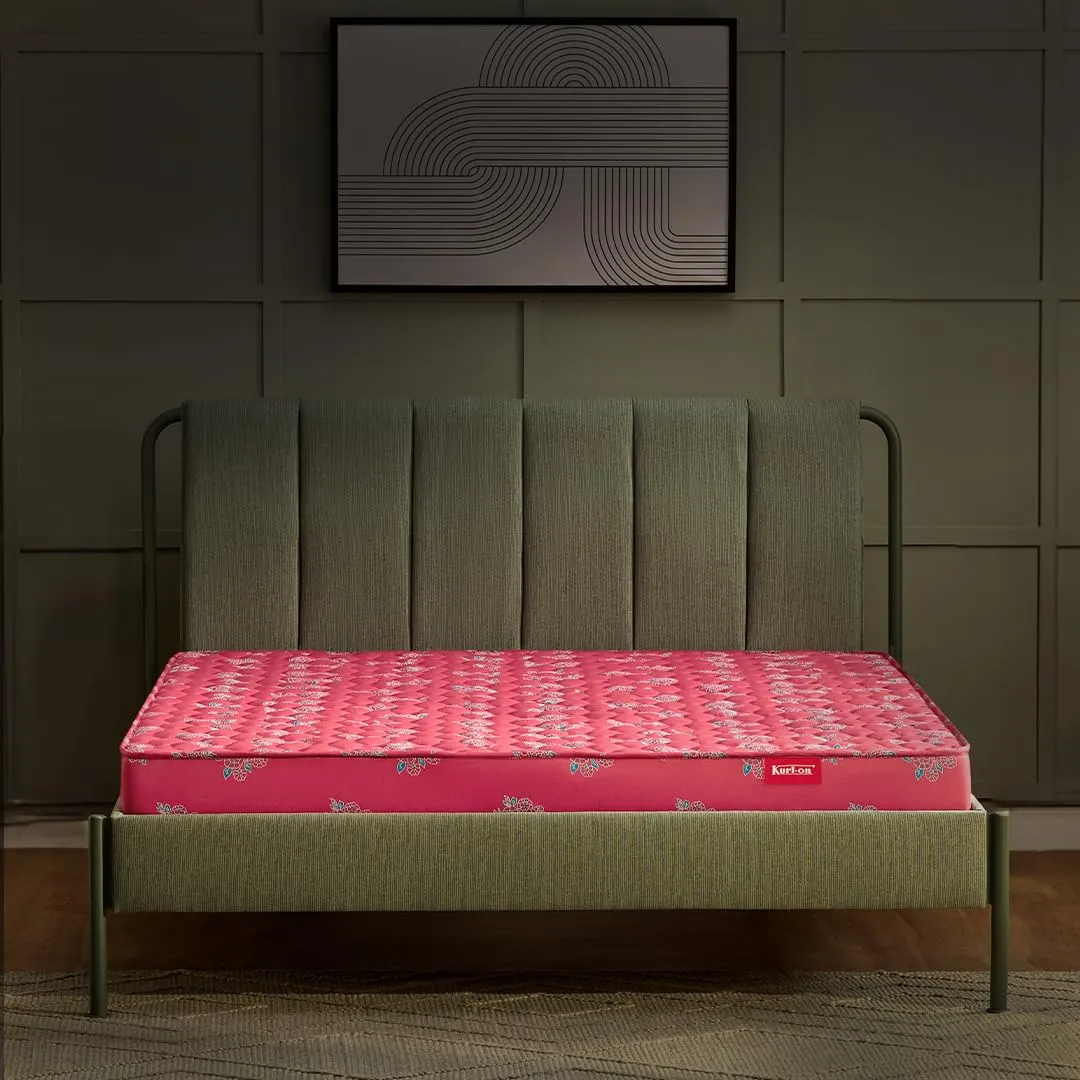 Kurl-On Mattress | Teensy | Orthopedic 5-Inch Single Size Bed Mattress (72x30x5 Inches, Medium Firm Support), Bonded Foam, Orthopedic Mattress.