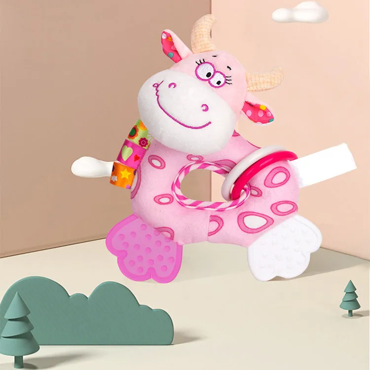 Little Angel Baby Rattles Animal (Pink)
