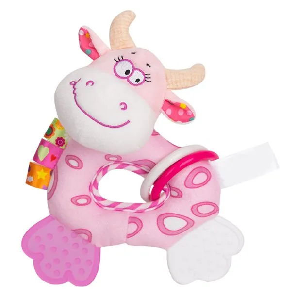 Little Angel Baby Rattles Animal (Pink)