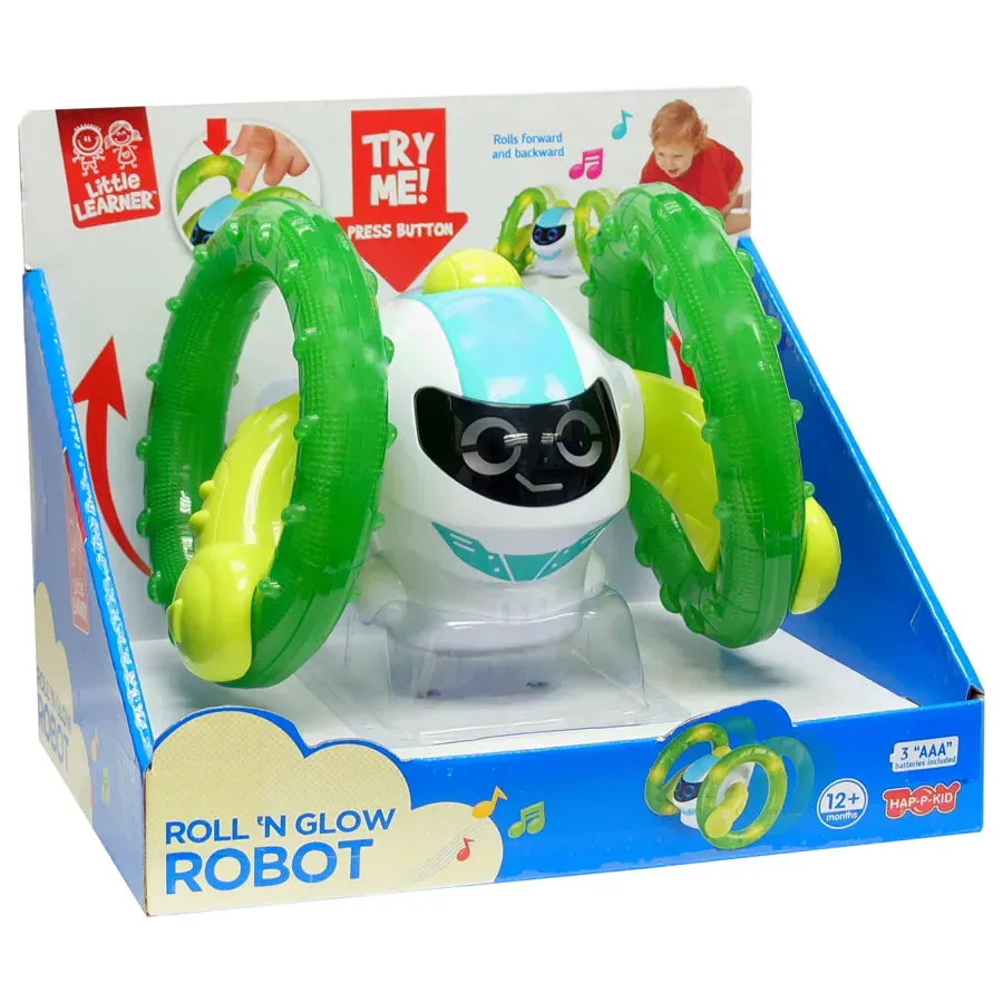 Little Learner Roll N Glow Robot