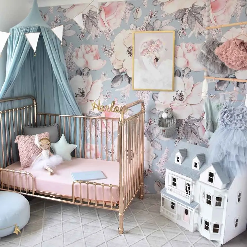 Lullaby Pink Organic Fitted Cot Sheet
