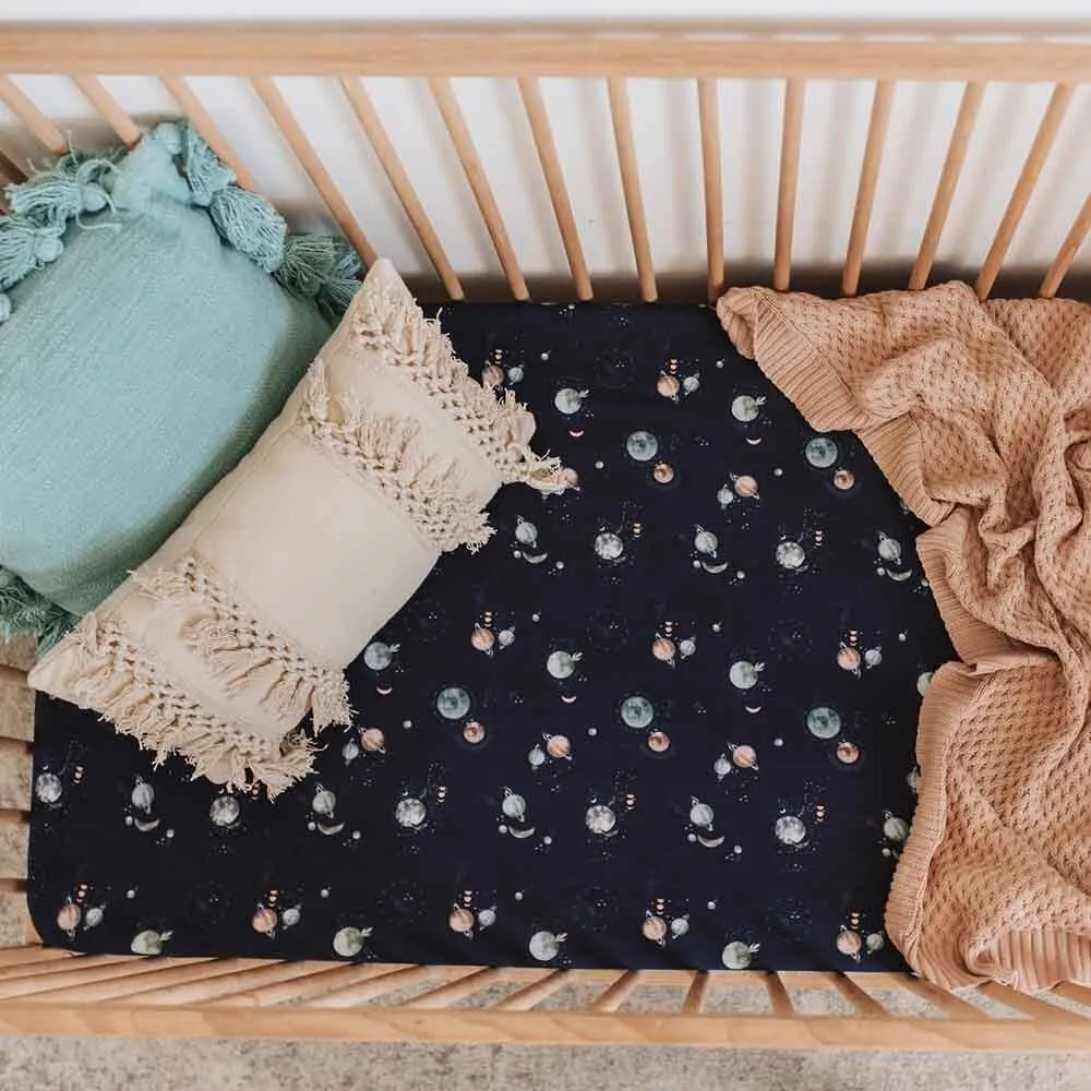 Milky Way Organic Fitted Cot Sheet