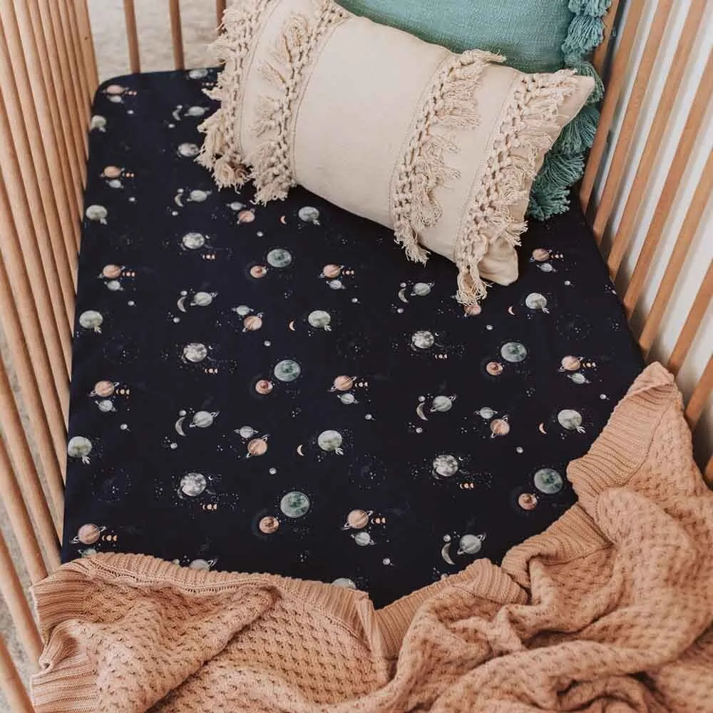 Milky Way Organic Fitted Cot Sheet