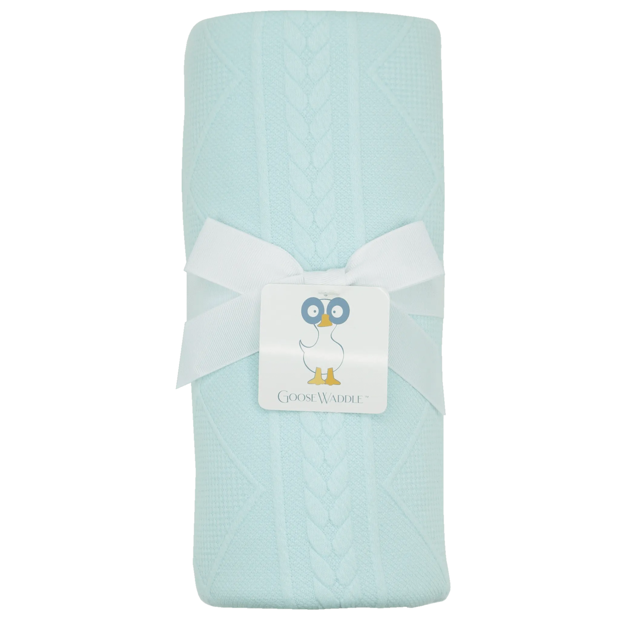 Mommy & Me Knit Blanket Set - Mint