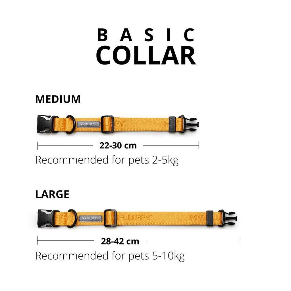 My Fluffy Collar (Medium- Yellow Orange)