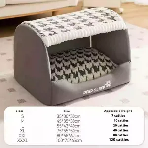 Optimize product title: Cozy Nest for Small and Medium-sized Dogs, Enhanced Warmth and Support