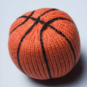 Organic Baby Toys - Newborn Rattles | Basketball