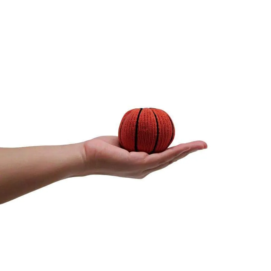 Organic Baby Toys - Newborn Rattles | Basketball
