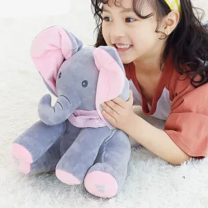 Peek-A-Boo Sing & Play Flappy Stuff Elephant