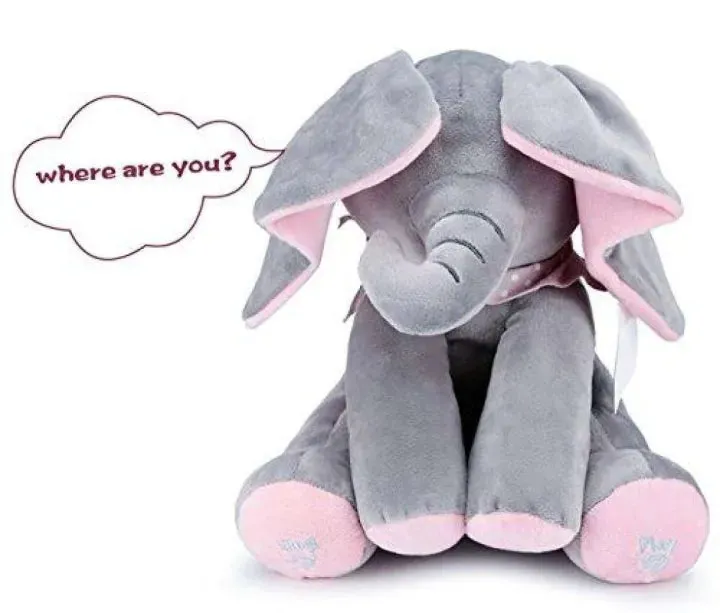 Peek-A-Boo Sing & Play Flappy Stuff Elephant