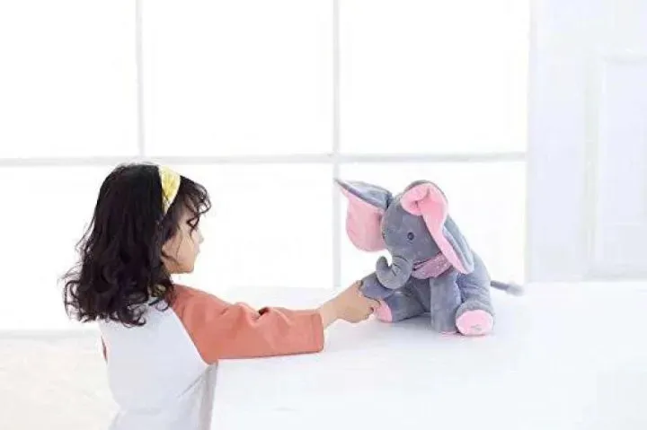 Peek-A-Boo Sing & Play Flappy Stuff Elephant