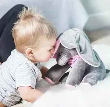 Peek-A-Boo Sing & Play Flappy Stuff Elephant