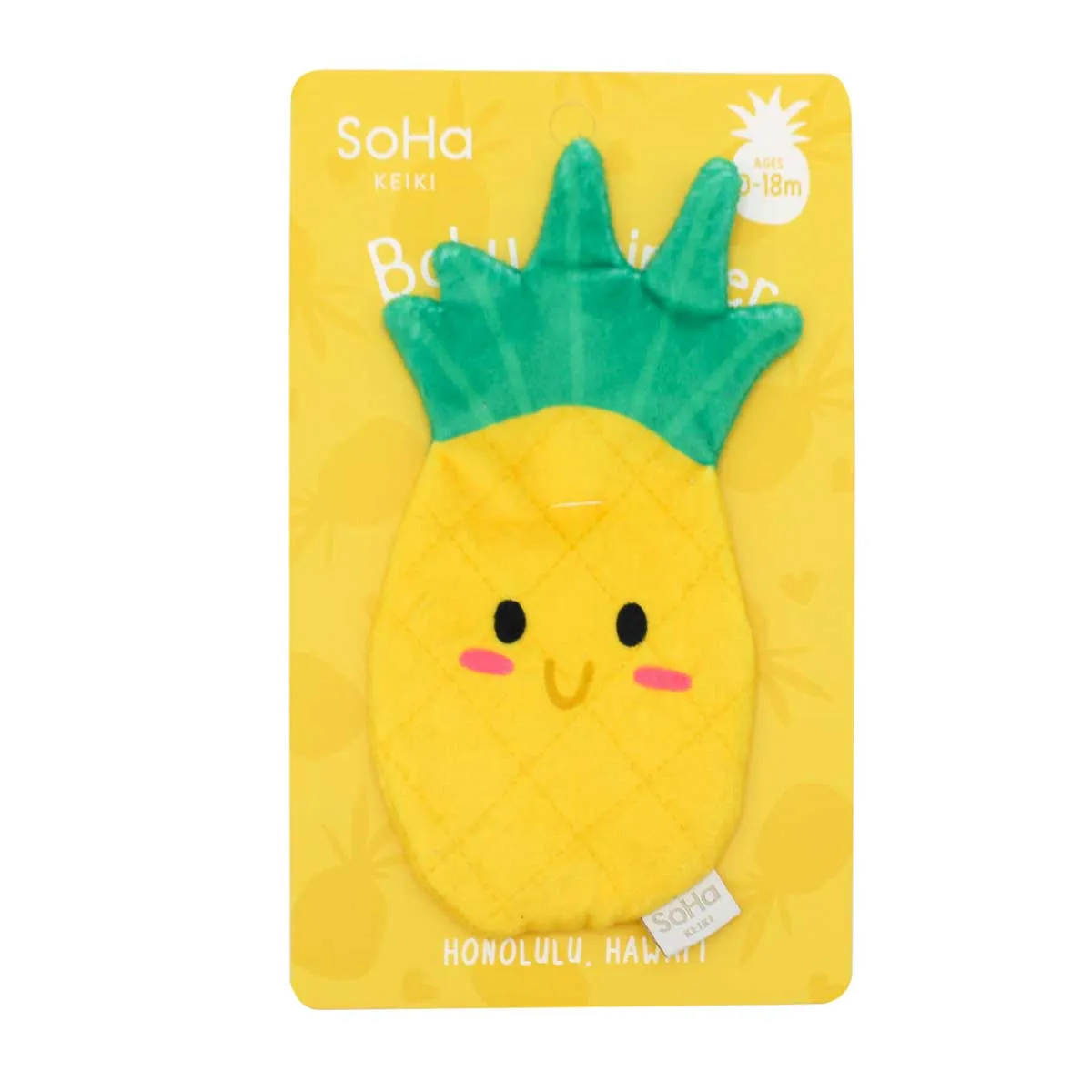 Pineapple Baby Crinkle Toy