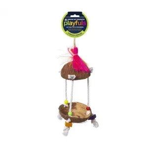 Prevue Pet Playfuls Tiki Hut Bird Toy