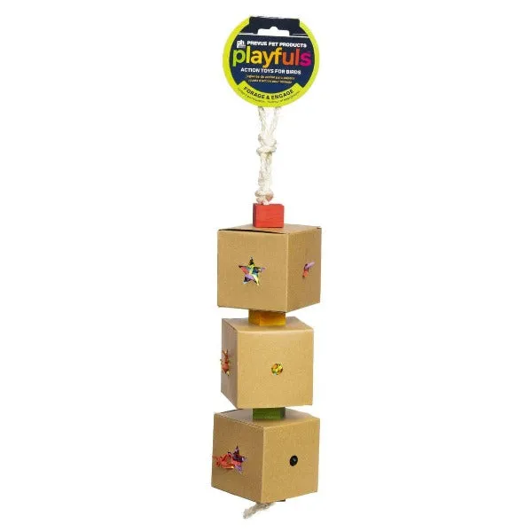 Prevue Pet Products 3-Box Stuff & Hide Bird Toy