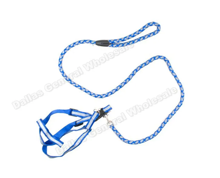 Reflective Dog Harness with Leash Sets Wholesale