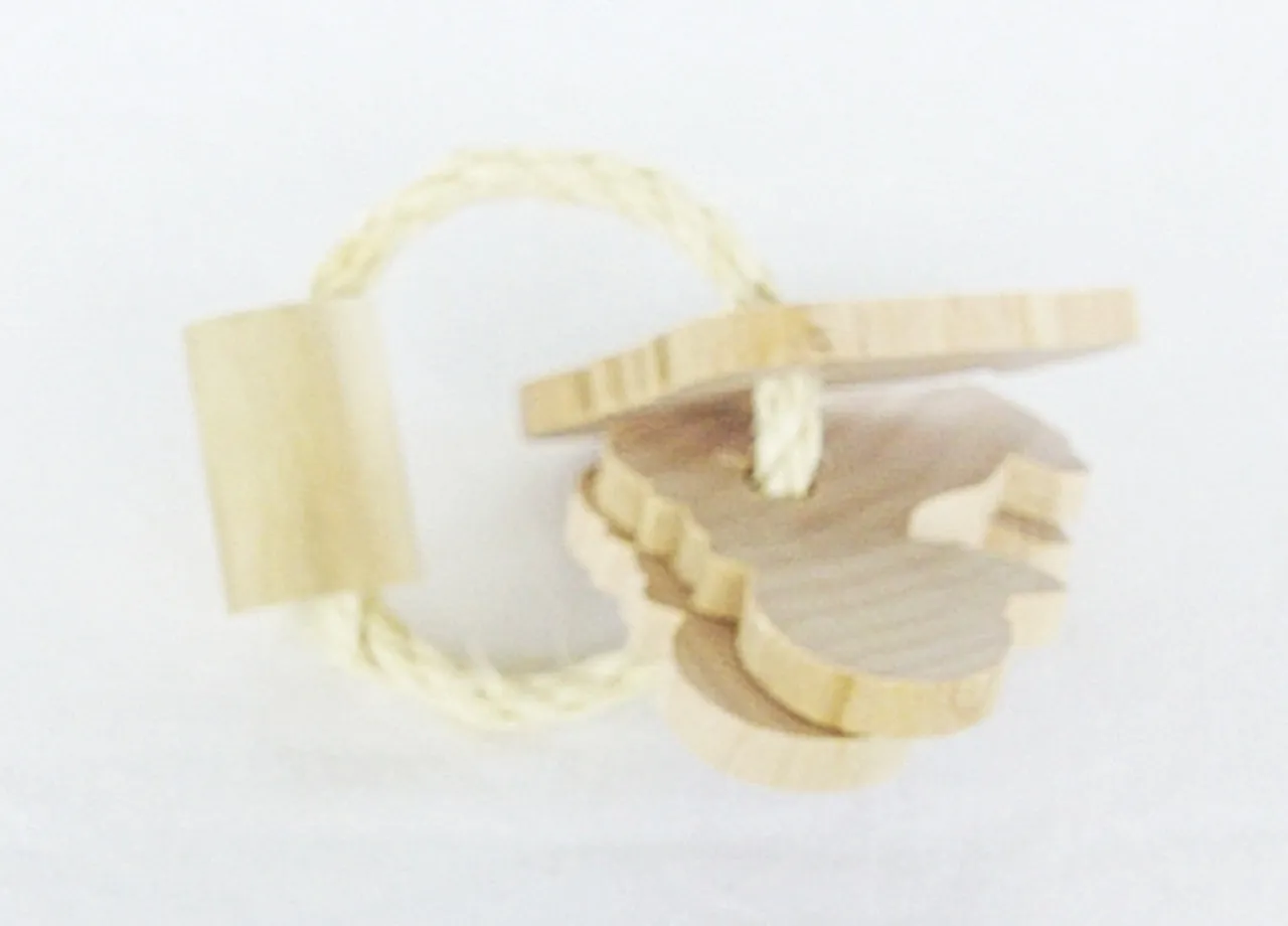 Sisal Keyring Rabbit Toy