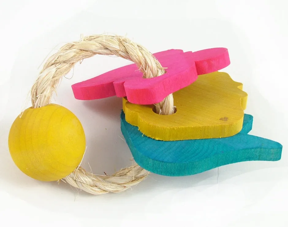 Sisal Keyring Rabbit Toy