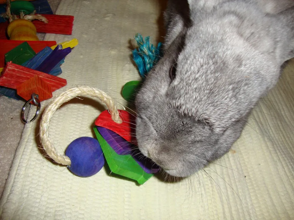 Sisal Keyring Rabbit Toy