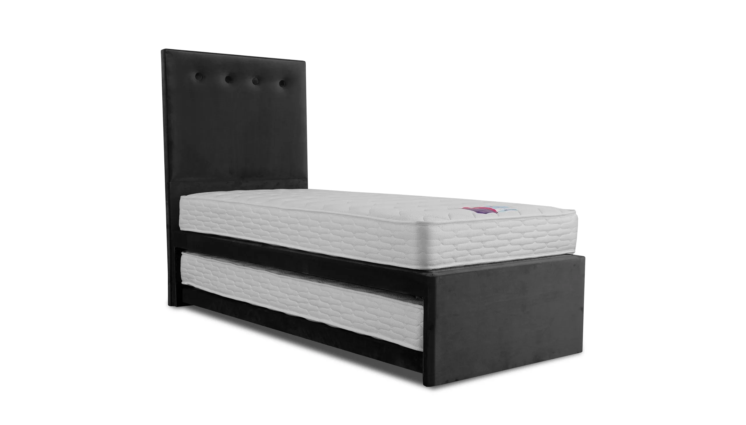 Tandem Guest Bed with Two Open Coil Mattresses