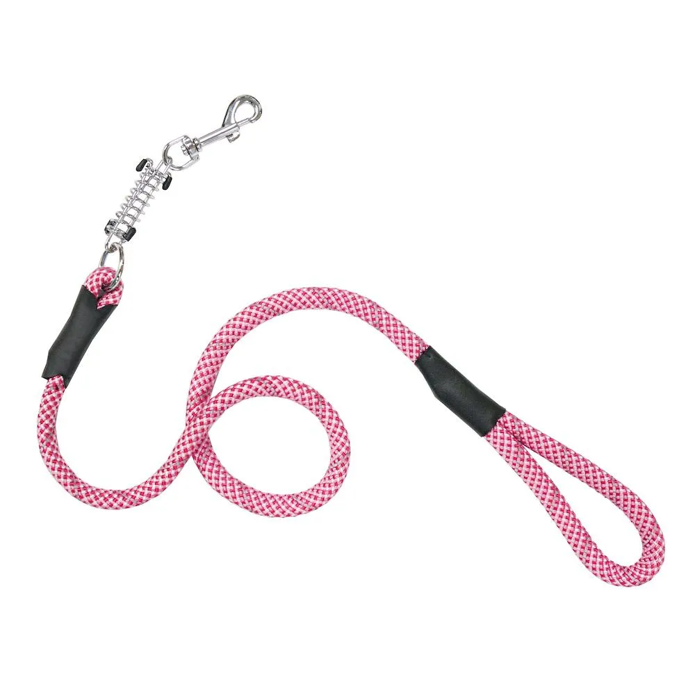 Tug Control Dog Leash - Reflective, Shock Absorber, Comfortable Grip, Sleek Design, Strong Weave Accent, for Small/Medium/Large Dogs/Cats/Pets