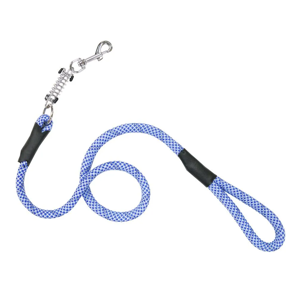 Tug Control Dog Leash - Reflective, Shock Absorber, Comfortable Grip, Sleek Design, Strong Weave Accent, for Small/Medium/Large Dogs/Cats/Pets
