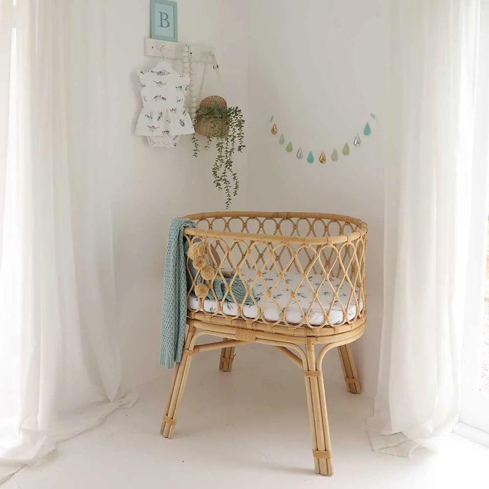Turtle Organic Bassinet Sheet / Change Pad Cover