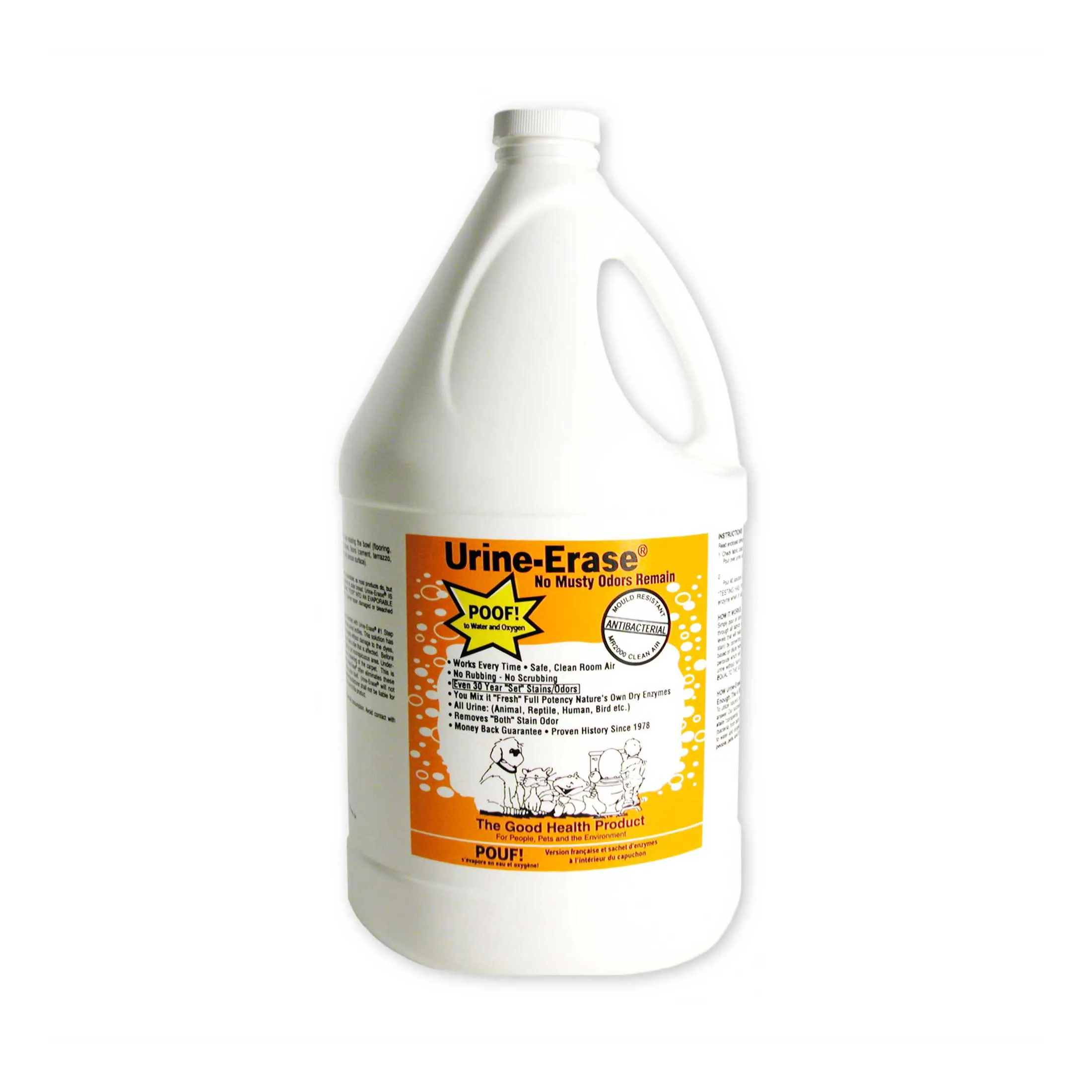 Urine-Erase Stain and Odor Remover