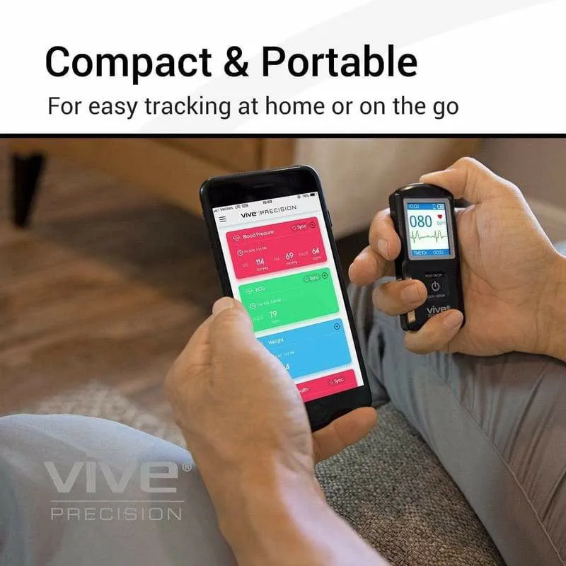 Vive Health Precision ECG Monitor - Black